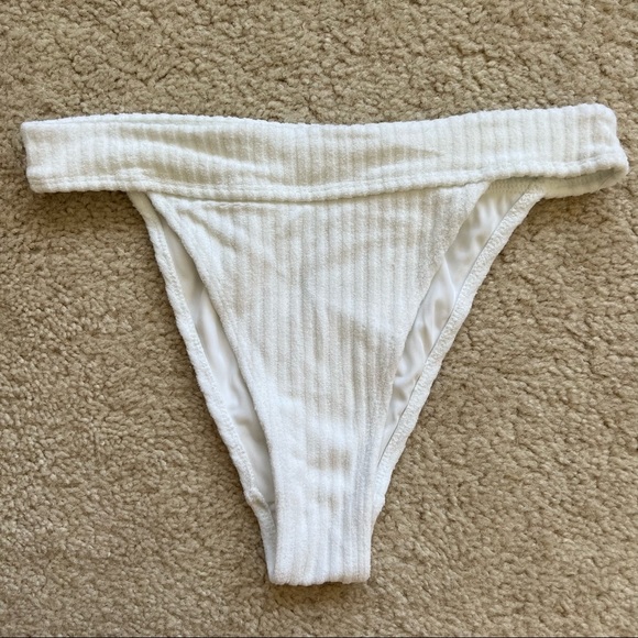 PacSun White Ribbed Bikini - Picture 5 of 12
